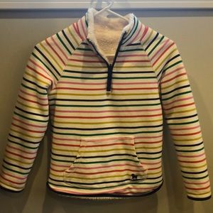 Mini Boden Reversible Sherpa Fleece Size 9-10